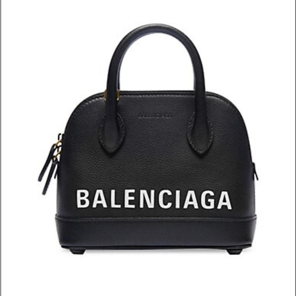 Balenciaga: Ville XXS Handbag Black and White (Worn once)